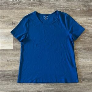 White Stag 100% Cotton Blue T-Shirt Top Size L
